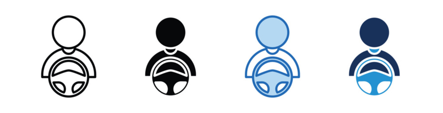 Driver  Icon Collection With Multiple Styles