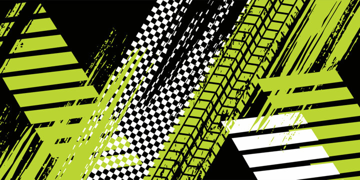 Abstract dynamic racing background for motorsport, vehicle wraps, sports jersey t-shirts, banners and posters. eps 10