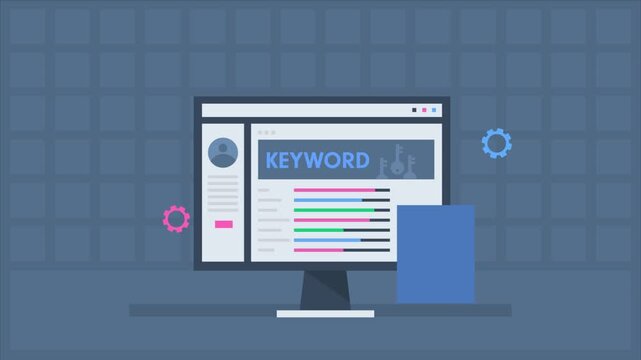 A keyword tool identifies the most relevant keywords based on target audience, industry, competition level and search volume for both PPC and SEO campaigns.