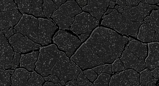 Abstract cracked surface background texture seamless pattern design