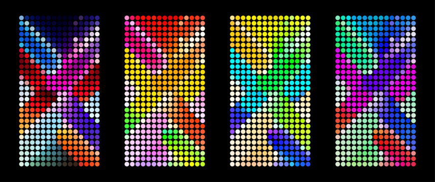 colorful pixel blocks poster background. abstract neon colorful pixel art banners representing retro video game textures arcade vibes and creative party poster design elements