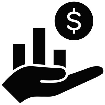 Poverty Reduction simple and clear vector icon illustration to essential idea or function