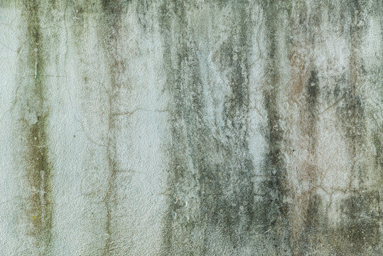 Weathered Concrete Wall with Stains and Texture for Architectural Background