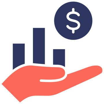 Poverty Reduction simple and clear vector icon illustration to essential idea or function