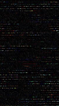Digital glitch static noise vhs scanlines colorful pixels texture