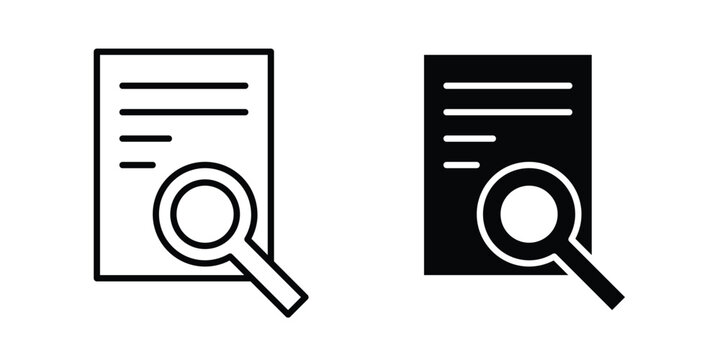 Define icon outline elements set