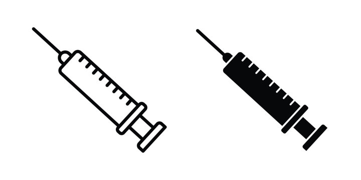 Vaccine icon kit for branding
