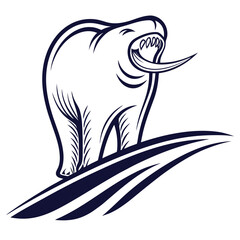 Fototapeta premium tooth-silhouette-logo--no-text.eps