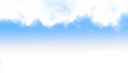 Obraz premium Sky Overlay Bright blue sky with some white clouds Sky Cloud Overlays, digital background, natural airy cloud pattern with soft