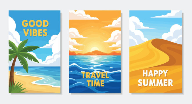 Nautical vector art set sailboats sea life and anchors in blue line art