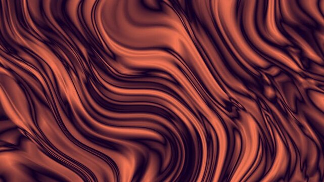 Moody Plum Copper Metallic Wave Canvas Dark Rose Gold Satin Rippling Texture Loop