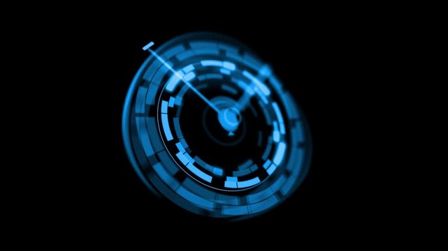 HUD futuristic Futuristic hud element displaying the text decision making on a dark element data display cyan suitable for science fiction films, video games, data visualization, and technological