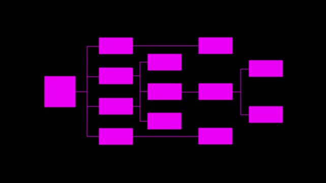 Abstract glowing workflow diagram overlay. Business process mapping and data structure visualization. Digital flowchart interface. Smart planning, animation