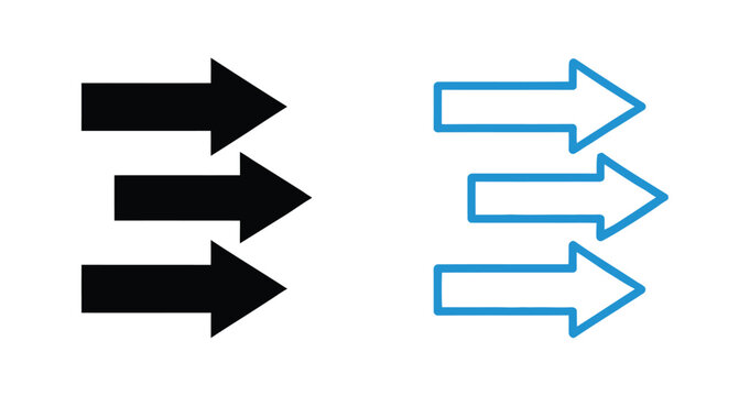 Fast forward icons featuring speed increase, quick navigation, media playback controls, and clean minimalist vector graphics for video players and user interfaces.