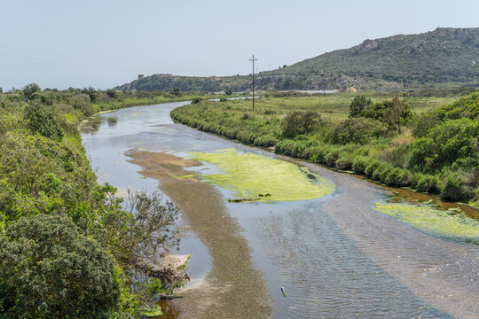 Riu Leonaxiu river shallow waters, Teulada, Cagliari, Italy