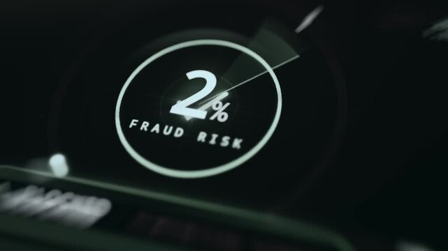 Blocked transaction alert with low risk status indicator