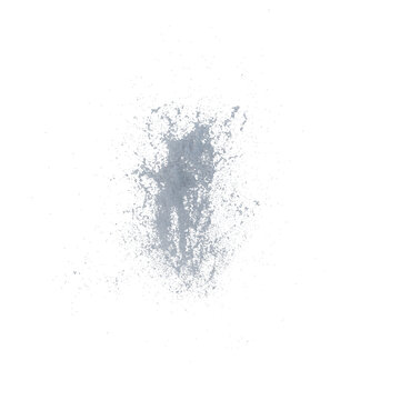 Fountain white water isolated transparent background photo realistic 3d rendering PNG 16 bit with alpha channel
