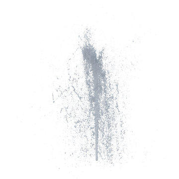 Fountain white water isolated transparent background photo realistic 3d rendering PNG 16 bit with alpha channel
