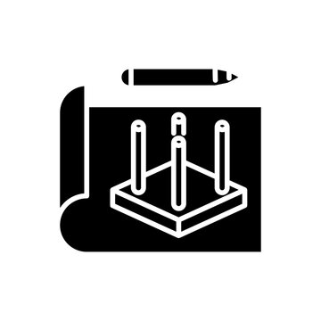 Building draft icon