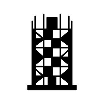 Tower steel contruction icon