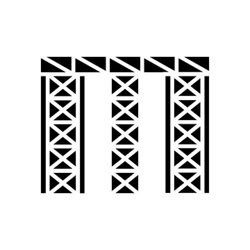 Stage steel contruction icon