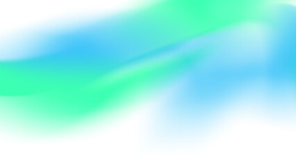 Abstract neon green and blue aurora waves © shamim.creative