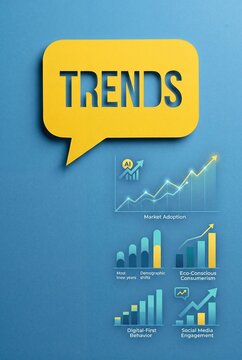 Market Trends Analysis and Emerging Business Insights Concept