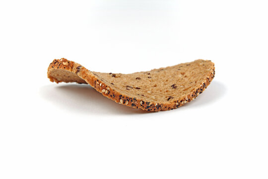 Schwungvolle Brotscheibe