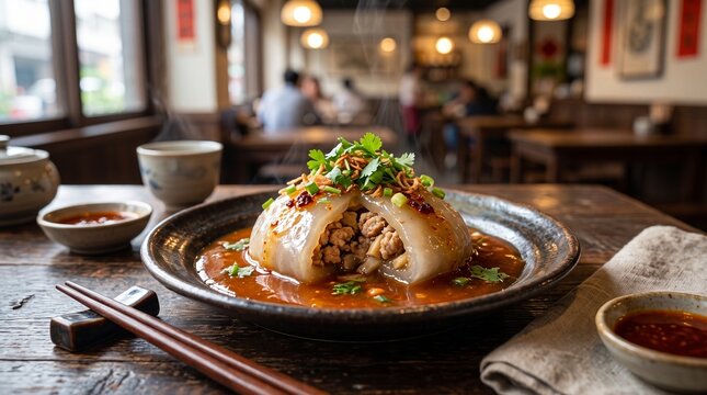 Taiwanese Ba Wan dumplings