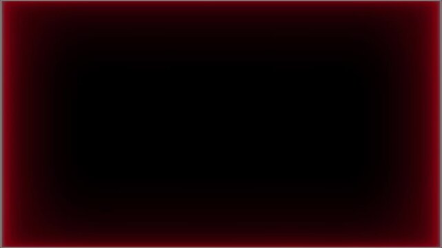 Dark black square with a subtle glowing red border and gradient effect abstract background