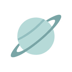 Saturn Planet Ring System Illustration. © daksarupa