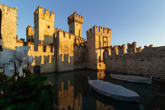 Morning Light on Scaliger Castle, Sirmione, Lake Garda