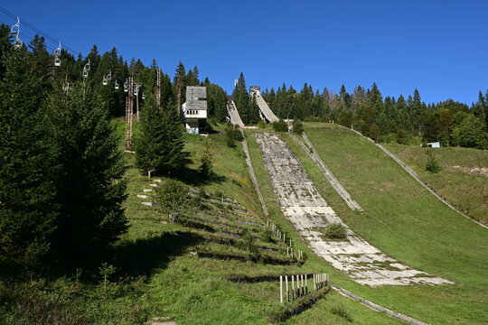 Igman Olympic Jumps &ndash; Abandoned 1984 Winter Olympics Ski Jump in Bosnia, Bosnia and Herzegovina,