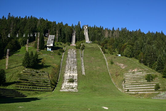 Igman Olympic Jumps &ndash; Abandoned 1984 Winter Olympics Ski Jump in Bosnia, Bosnia and Herzegovina,
