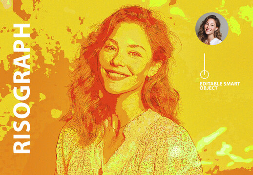 Risograph Photo Effect
