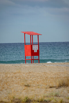 Caseta de socorrista en la playa