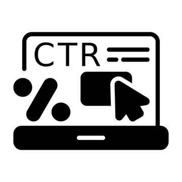 CTR Optimization Vector Icon