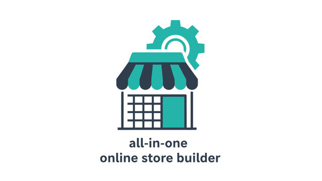 Online store builder ecommerce platform logo.