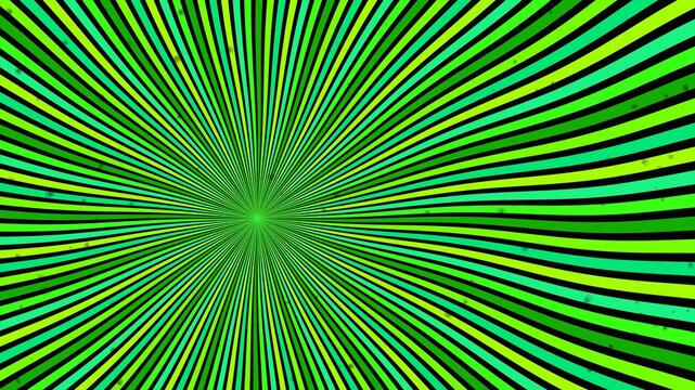 Vibrant green and lime abstract radial background with dark lines and light effect.