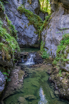 Gorges de l'Ab&icirc;mesSaint-Claude, Jura, France, Europe