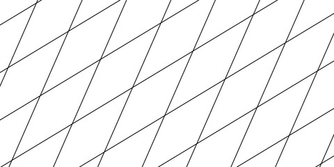 Seamless basketball net pattern, black and white geometric wire texture, abstract fishnet design for sports background. Flat vector illustration isolated on white background. © Maimun