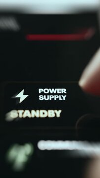 Power supply operating in standby mode