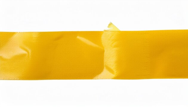 Isolated Yellow Tape Texture Elements