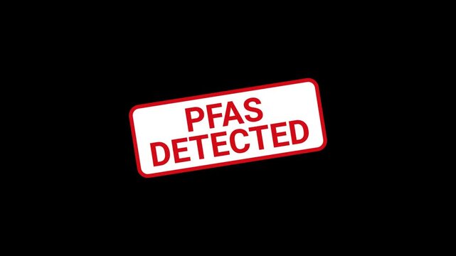 PFAS Detected Animated Stamp