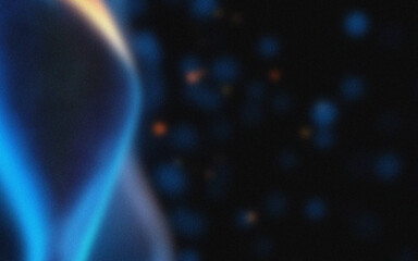 Cosmic glow of comet tail against starfield © samiul