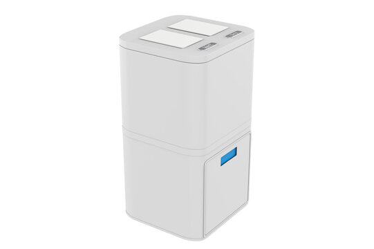Dust Bin for Kitchen, home or office. 3d illustration