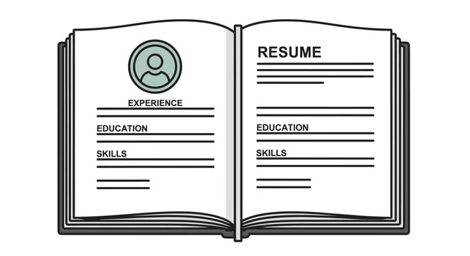 Resume document with blank lines.