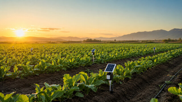 Precision farming sensors supporting sustainable agriculture and water conservation
