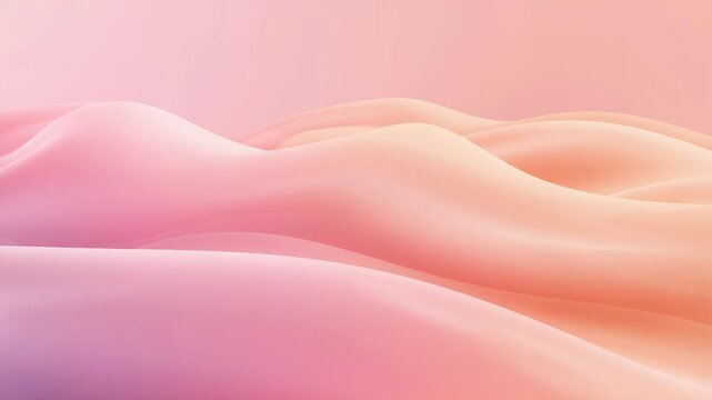 Starting playback, pastel undulating forms flowing across digital render to showcase texture