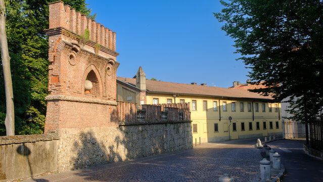 Historic buildings at Cernusco sul Naviglio, Milan, Italy